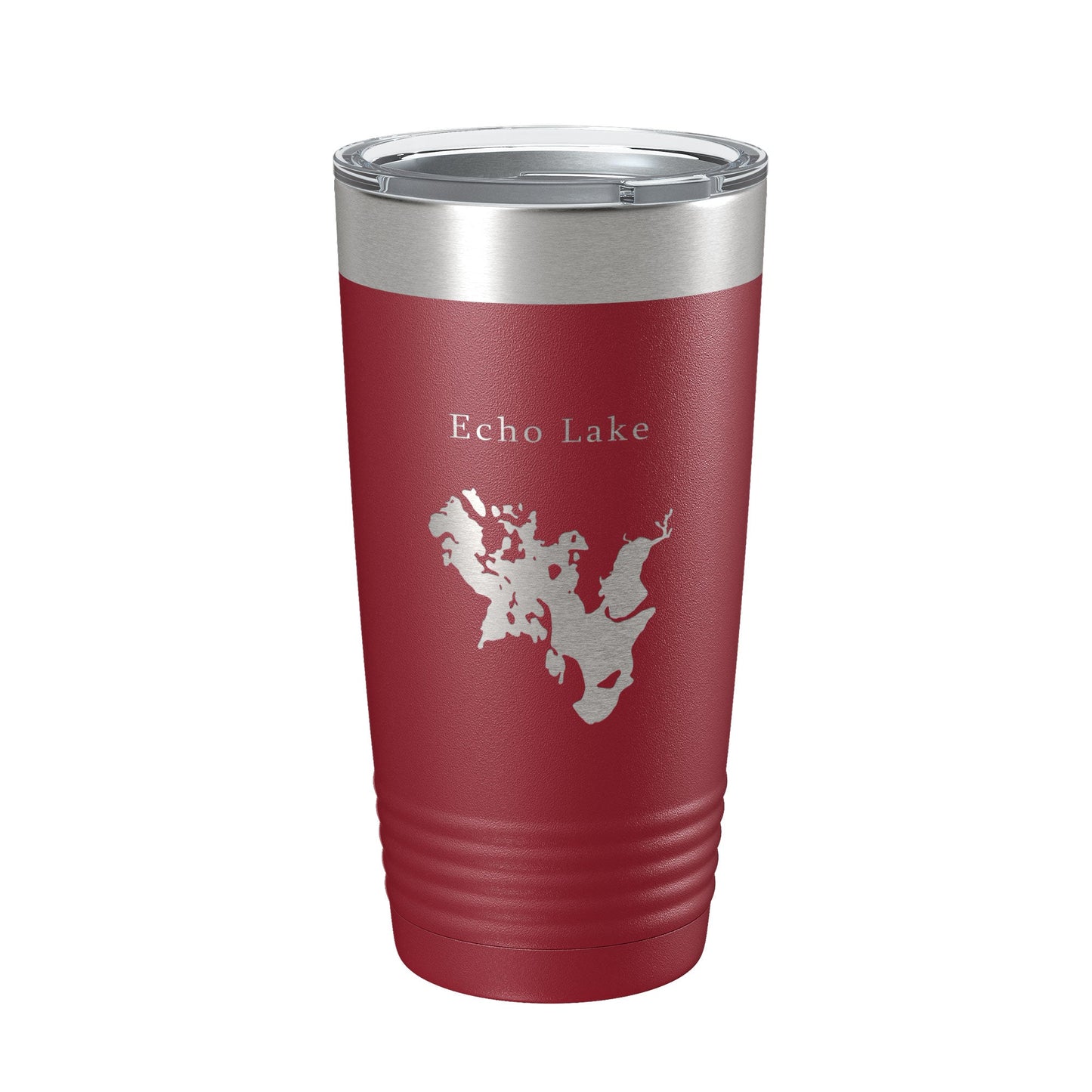 Echo Lake Map Tumbler Travel Mug Insulated Laser Engraved Coffee Cup Montana 20 oz-18