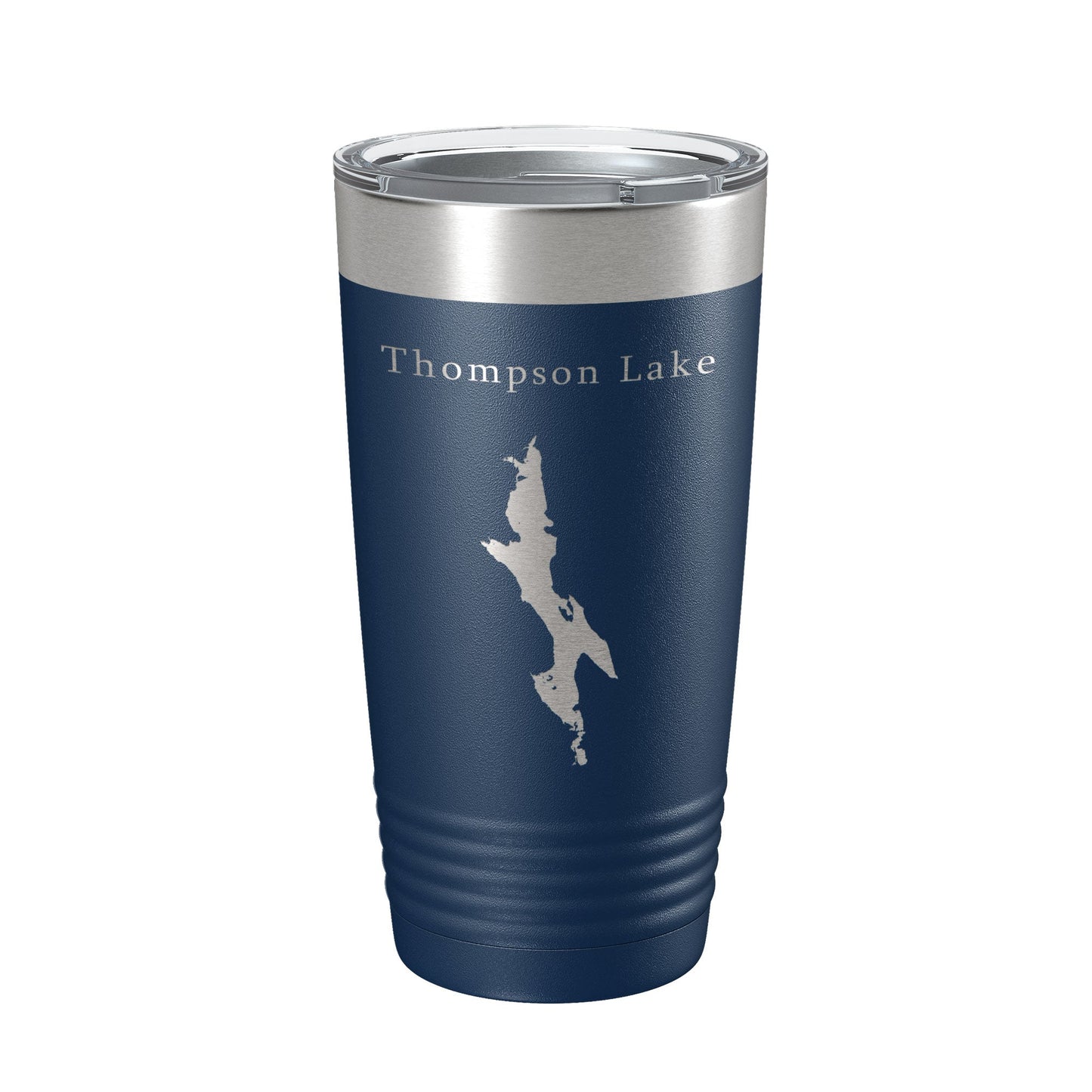 Thompson Lake Map Tumbler Travel Mug Insulated Laser Engraved Coffee Cup Maine 20 oz-8