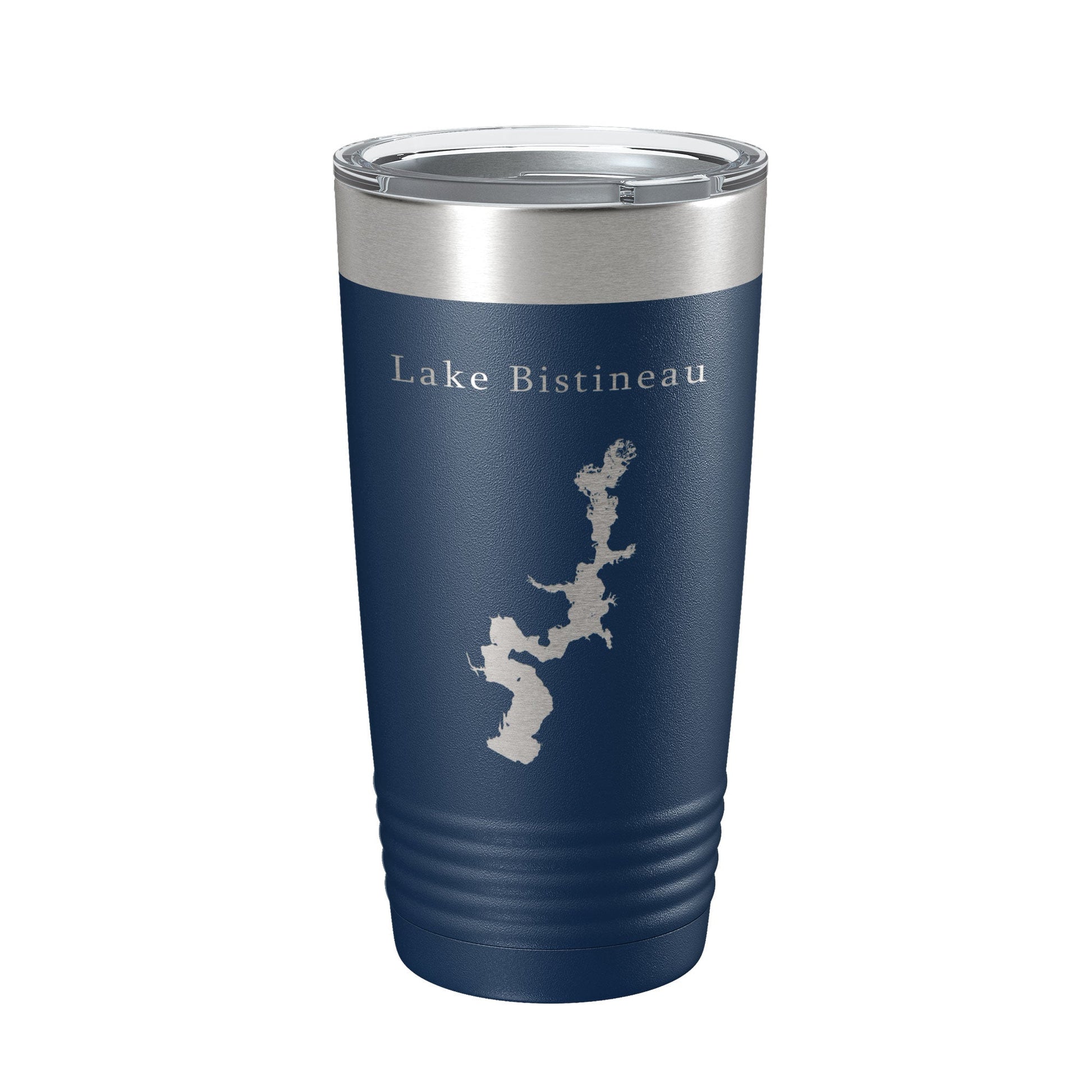 Lake Bistineau Map Tumbler Travel Mug Insulated Laser Engraved Coffee Cup Louisiana 20 oz-2