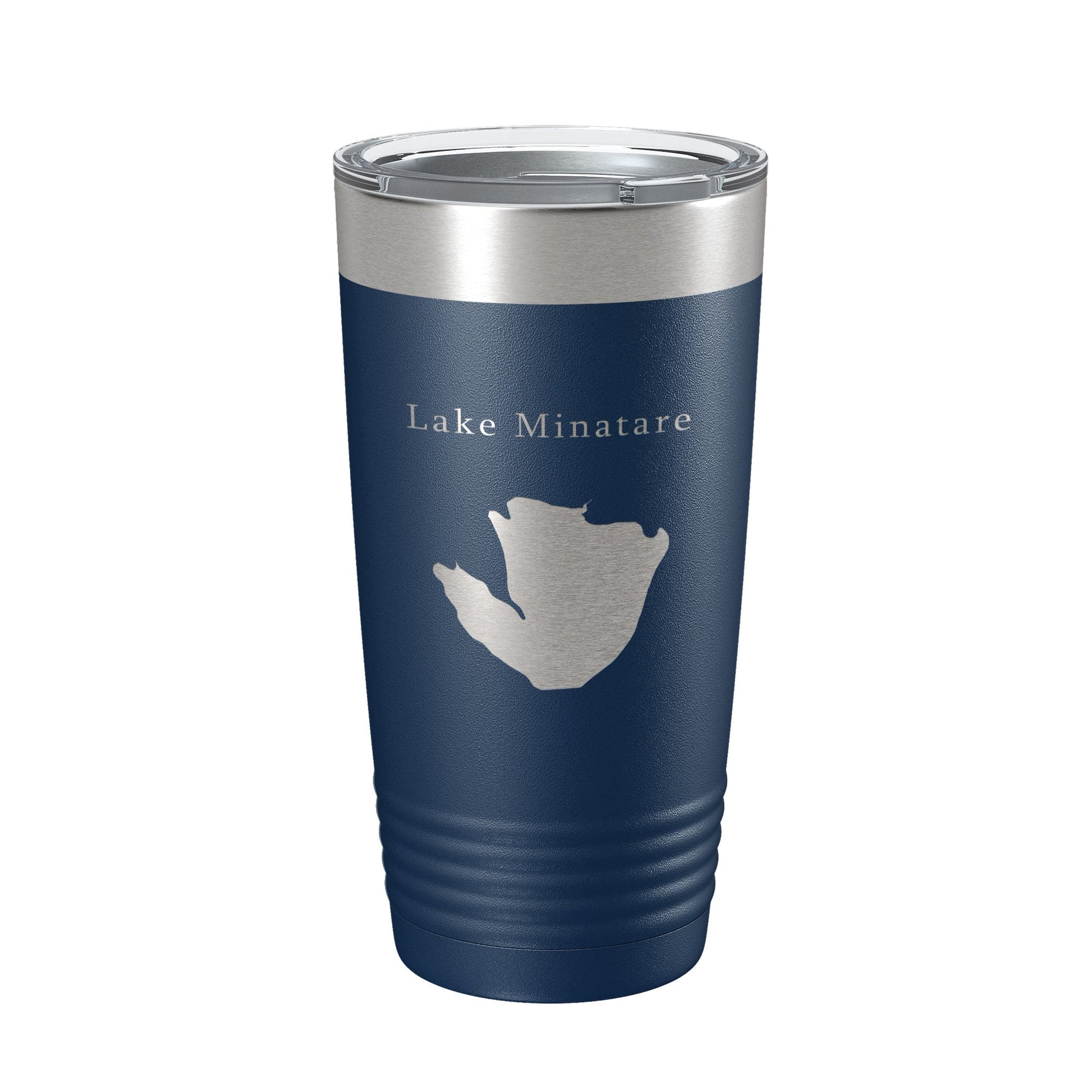 Lake Minatare Map Tumbler Travel Mug Insulated Laser Engraved Coffee Cup Nebraska 20 oz-2