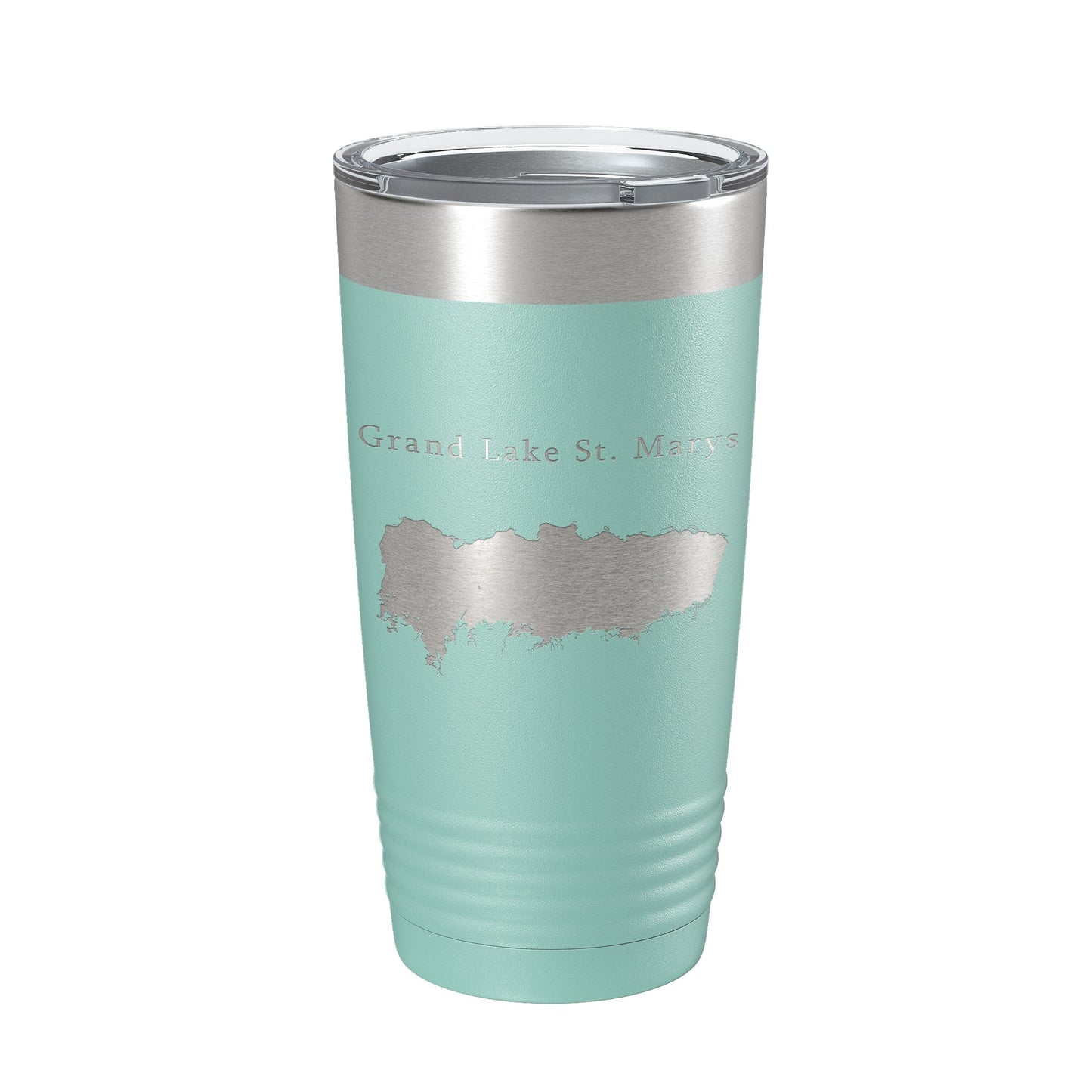 Grand Lake St. Marys Map Tumbler Travel Mug Insulated Laser Engraved Coffee Cup Ohio 20 oz-12