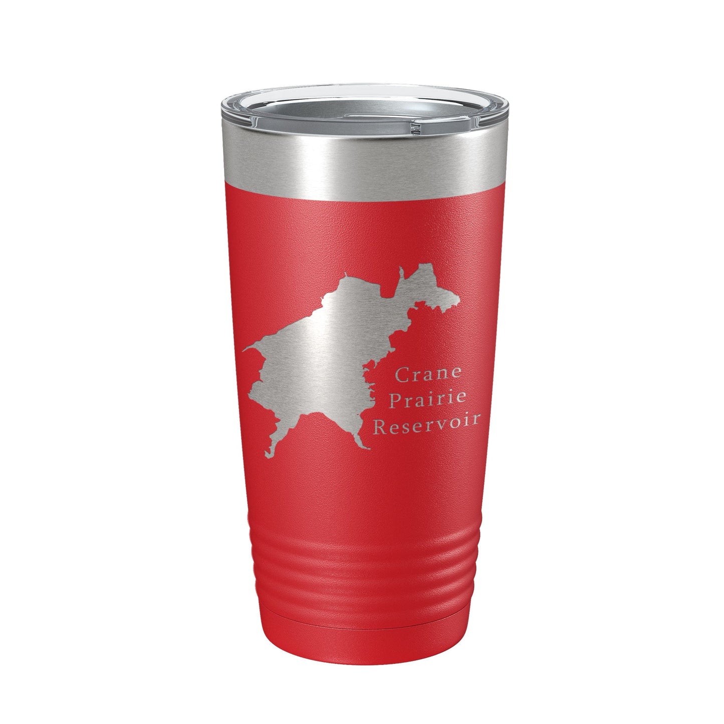 Crane Prairie Reservoir Tumbler Lake Map Travel Mug Insulated Laser Engraved Coffee Cup Oregon 20 oz-10