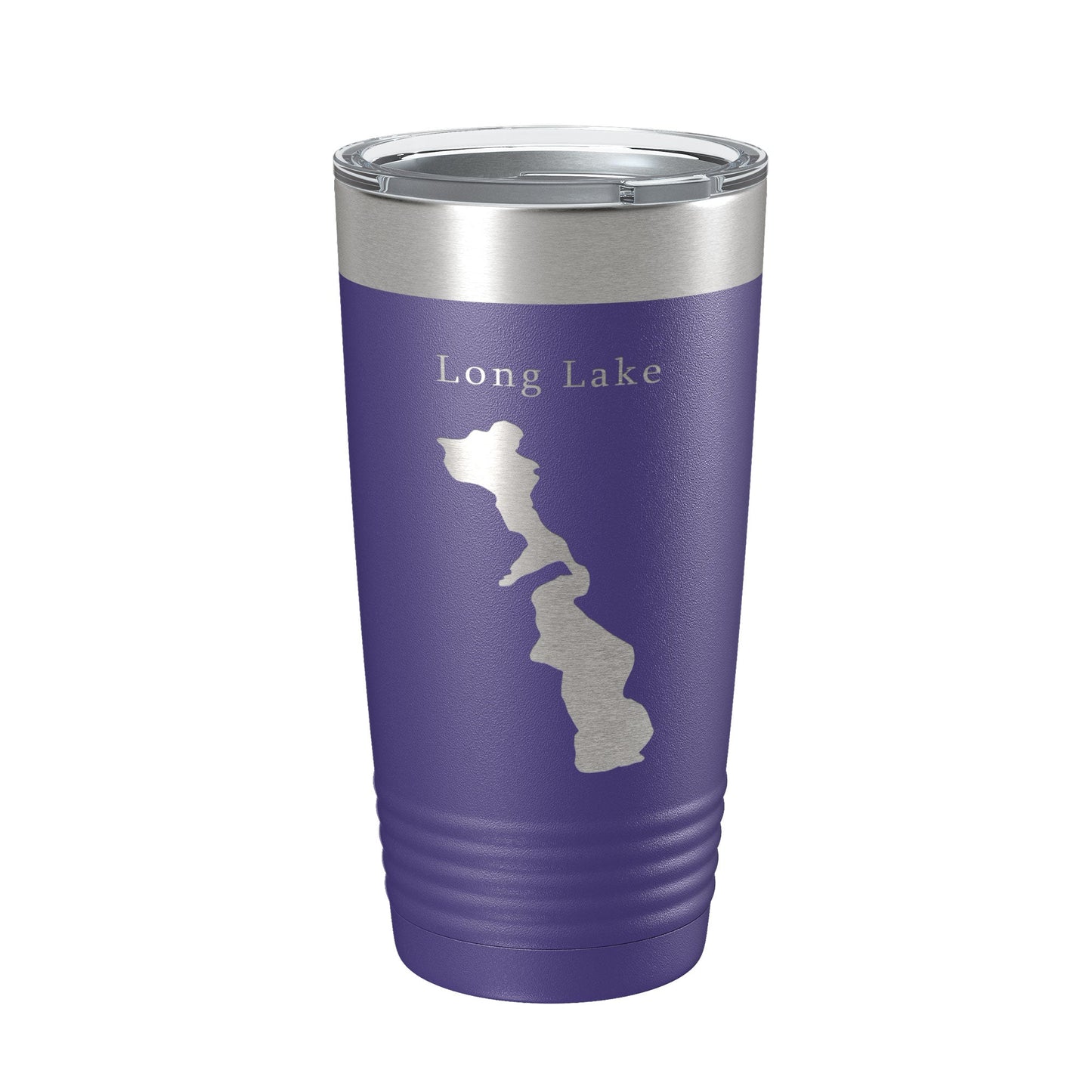 Long Lake Map Tumbler Travel Mug Insulated Laser Engraved Coffee Cup Minneapolis St. Paul Minnesota 20 oz-15