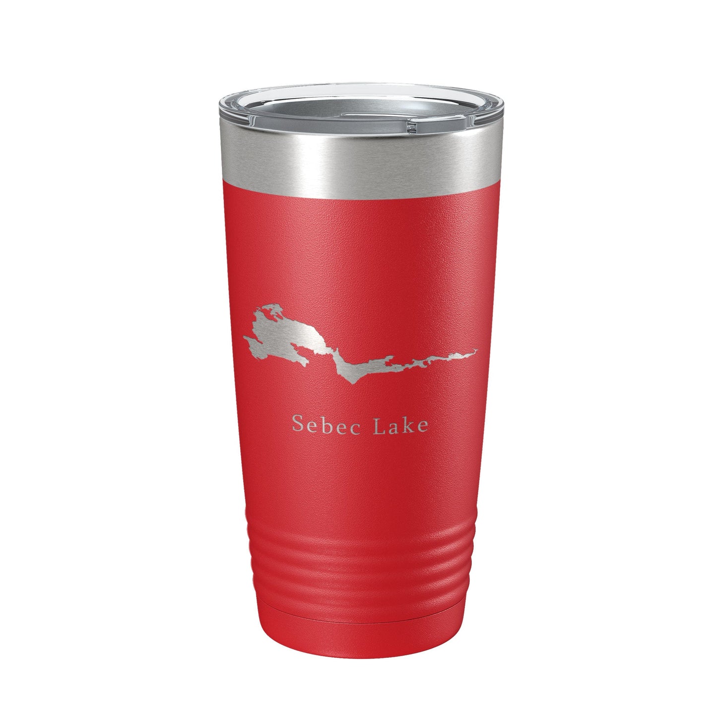 Sebec Lake Map Tumbler Travel Mug Insulated Laser Engraved Coffee Cup Maine 20 oz-10