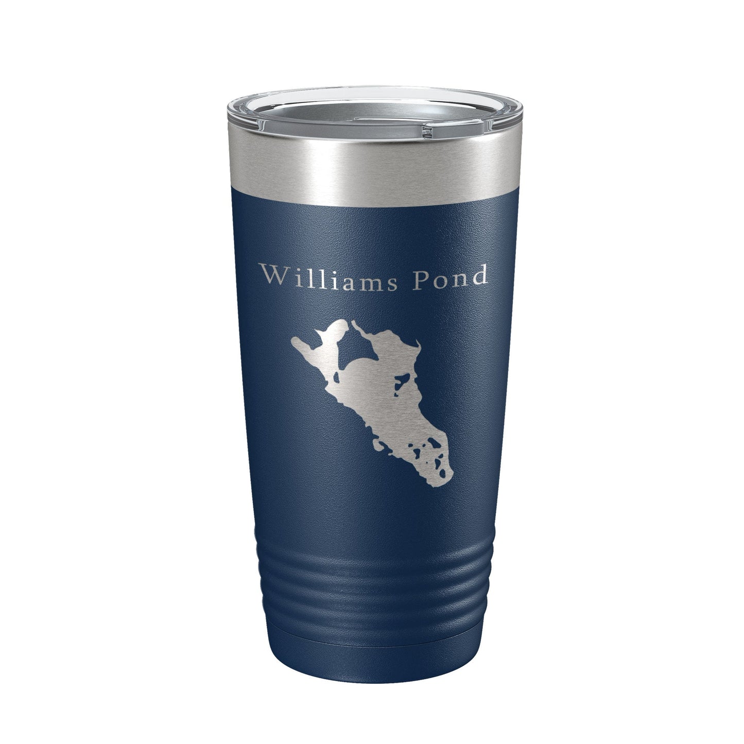 Williams Pond Tumbler Lake Map Travel Mug Insulated Laser Engraved Coffee Cup Connecticut 20 oz-8