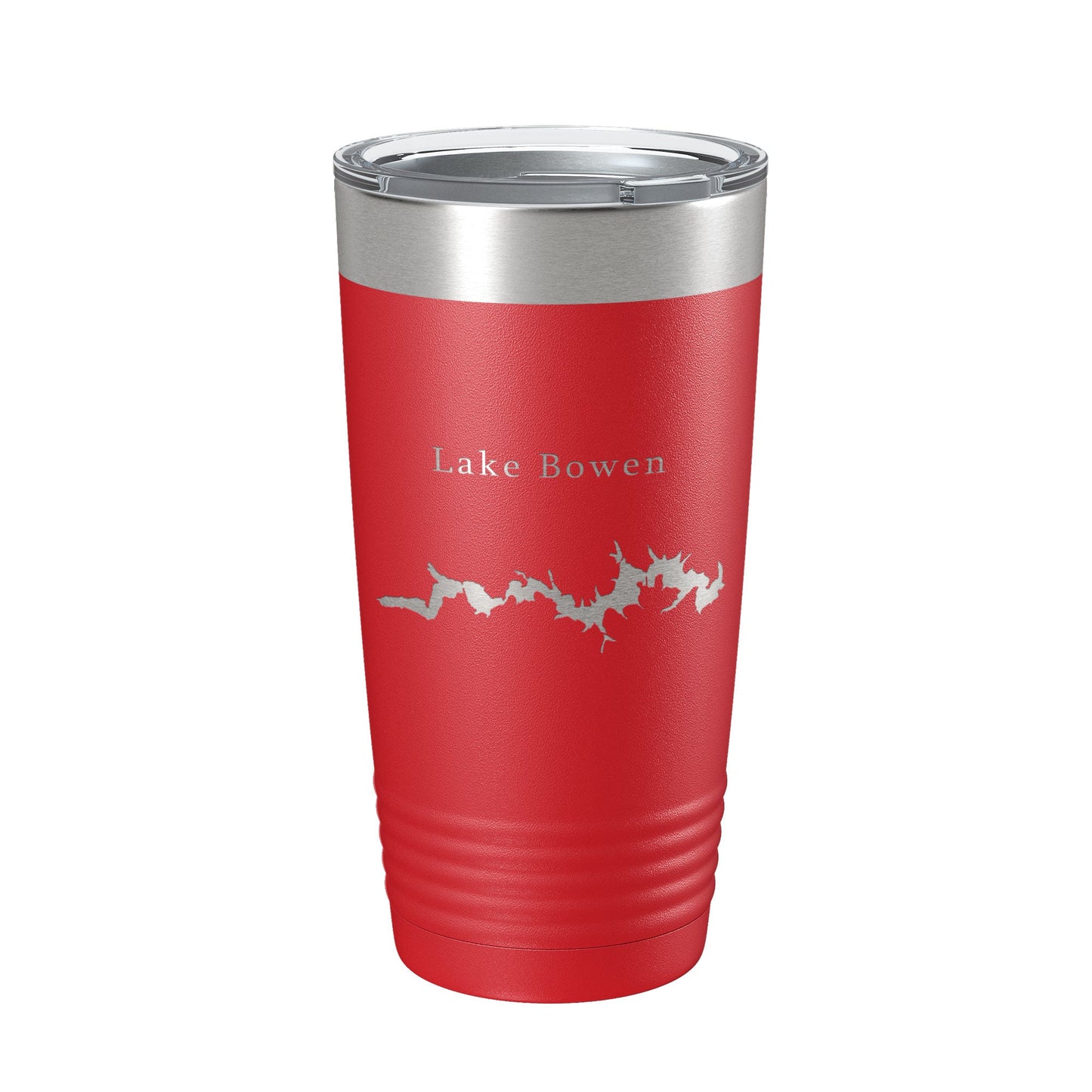 Lake Bowen Map Tumbler Travel Mug Insulated Laser Engraved Coffee Cup William C South Carolina 20 oz-10