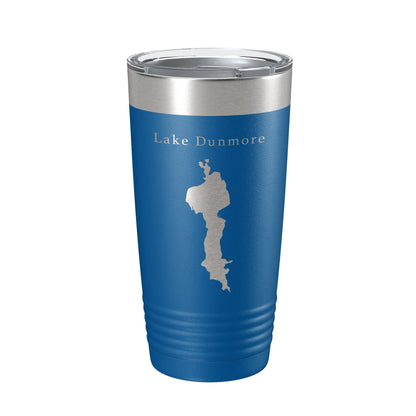 Lake Dunmore Map Tumbler Travel Mug Insulated Laser Engraved Coffee Cup Vermont 20 oz-6