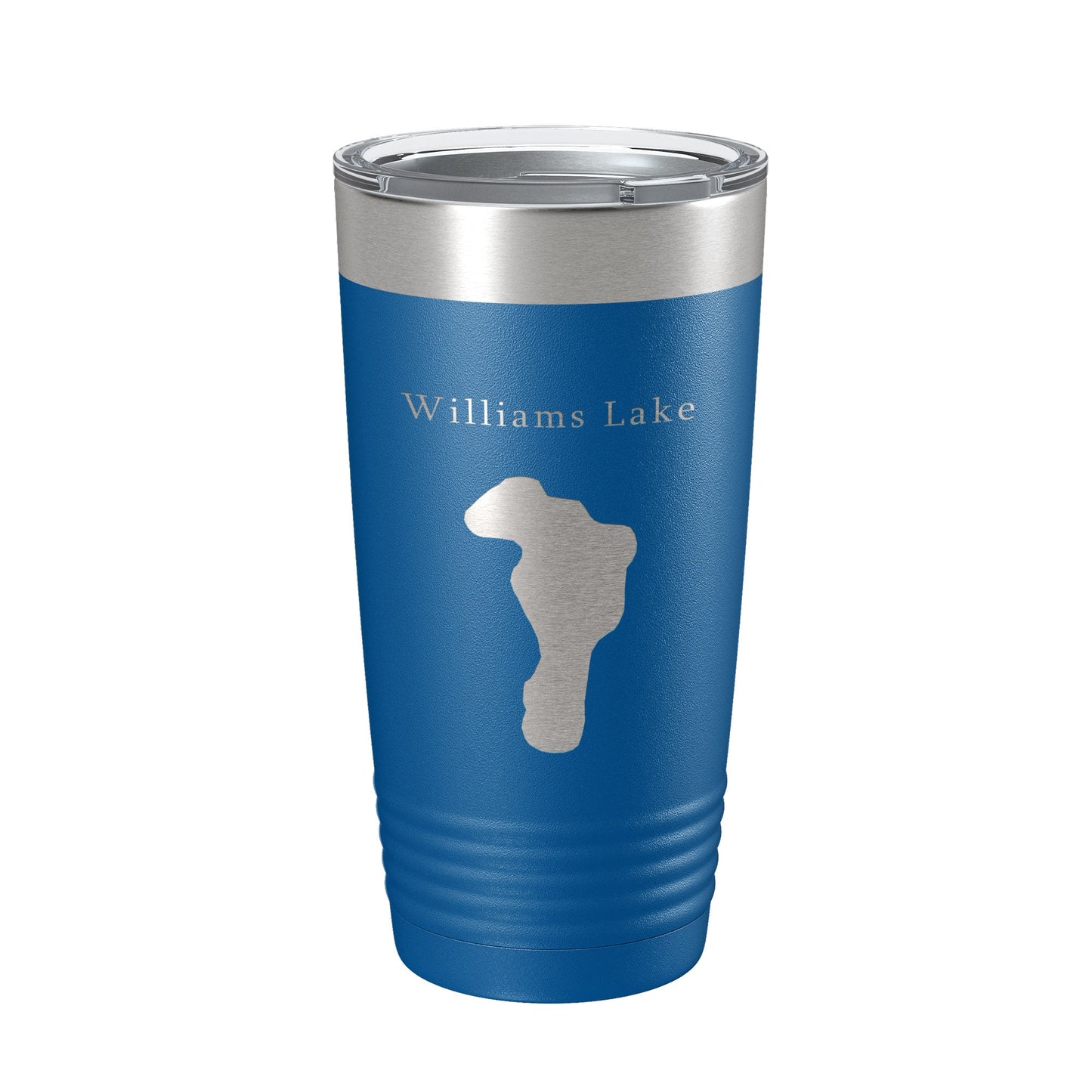 Williams Lake Map Tumbler Travel Mug Insulated Laser Engraved Coffee Cup New Mexico 20 oz-6