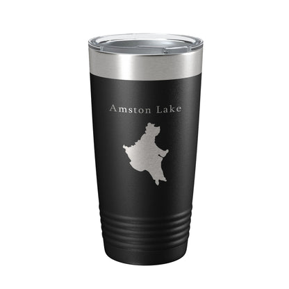 Amston Lake Map Tumbler Travel Mug Insulated Laser Engraved Coffee Cup Connecticut 20 oz-5
