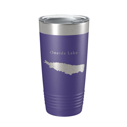 Oneida Lake Map Tumbler Travel Mug Insulated Laser Engraved Coffee Cup New York 20 oz-15