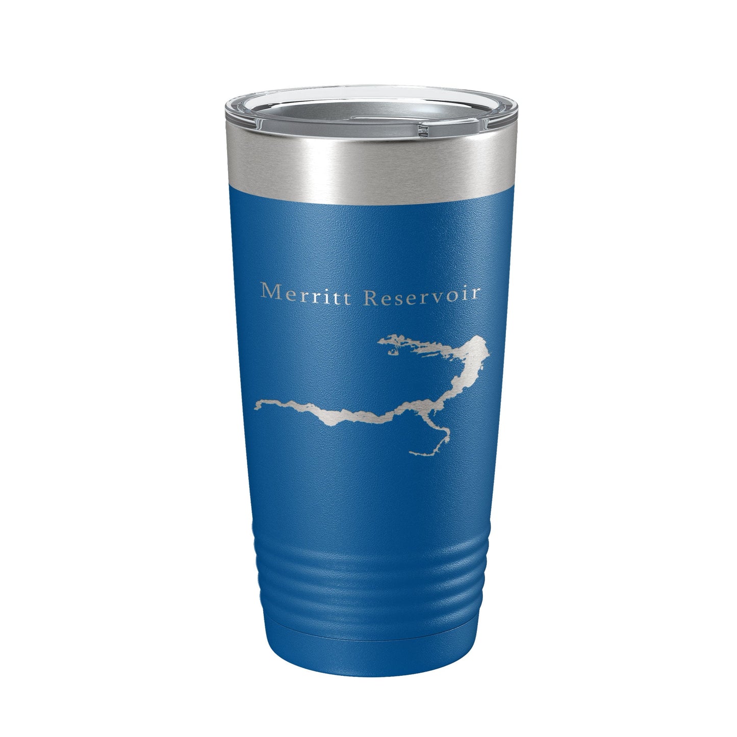 Merritt Reservoir Tumbler Lake Map Travel Mug Insulated Laser Engraved Coffee Cup Nebraska 20 oz-6