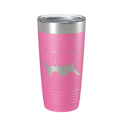 Rangeley Lake Map Tumbler Travel Mug Insulated Laser Engraved Coffee Cup Maine 20 oz-11