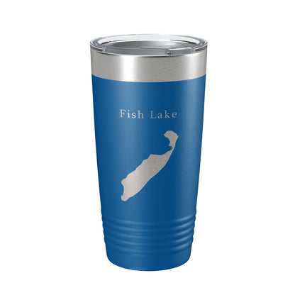 Fish Lake Map Tumbler Travel Mug Insulated Laser Engraved Coffee Cup Utah 20 oz-6