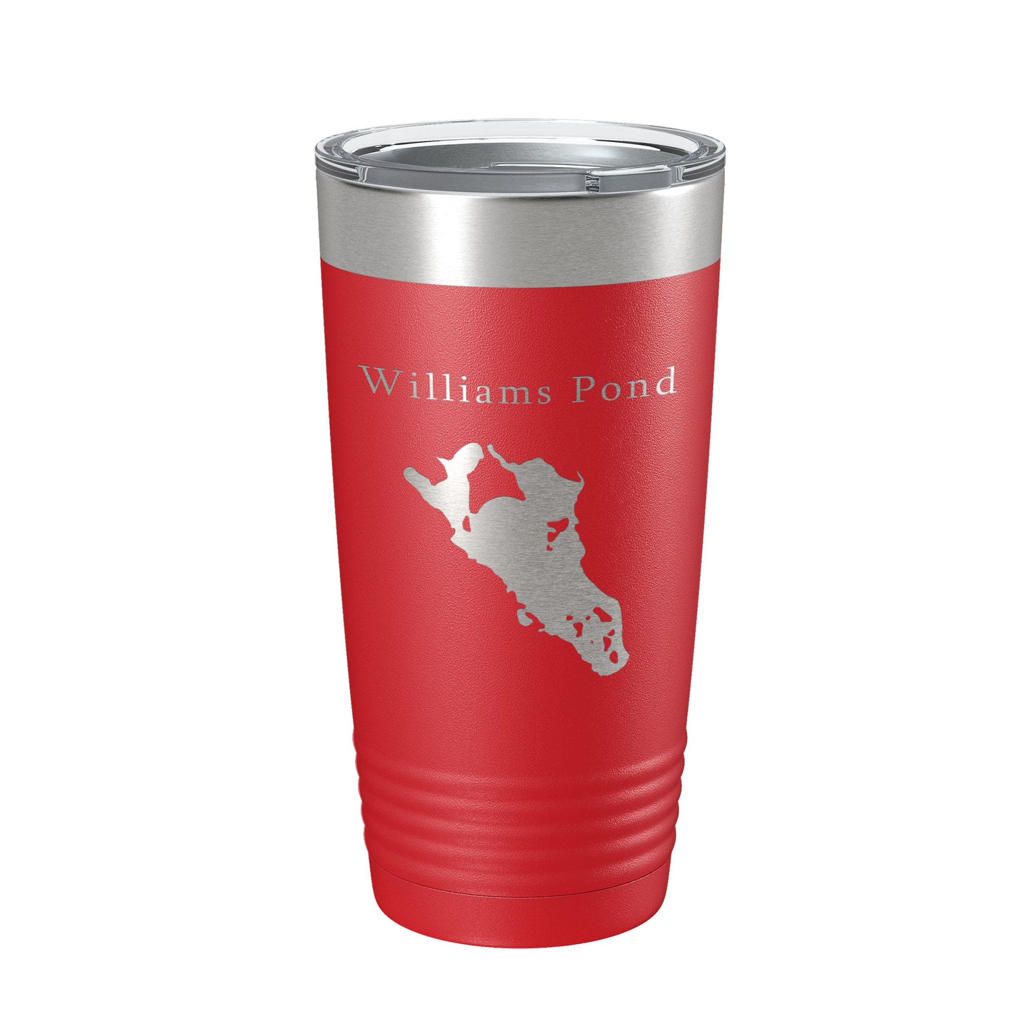 Williams Pond Tumbler Lake Map Travel Mug Insulated Laser Engraved Coffee Cup Connecticut 20 oz-10