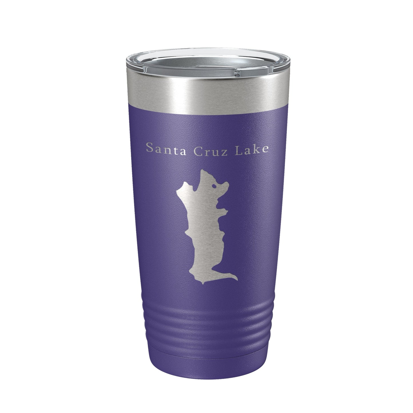 Santa Cruz Lake Map Tumbler Travel Mug Insulated Laser Engraved Coffee Cup New Mexico 20 oz-15