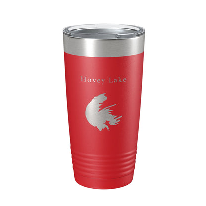 Hovey Lake Map Tumbler Travel Mug Insulated Laser Engraved Coffee Cup Ohio River Indiana 20 oz-10