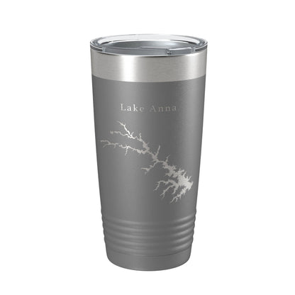 Lake Anna Map Tumbler Travel Mug Insulated Laser Engraved Coffee Cup Virginia 20 oz-16