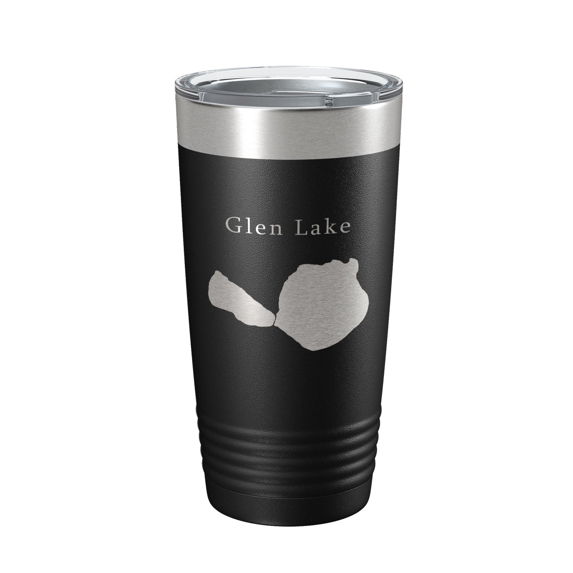 Big & Little Glen Lakes Map Tumbler Travel Mug Insulated Laser Engraved Coffee Cup Michigan 20 oz-5
