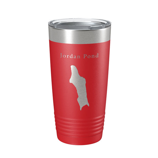 Jordan Pond Tumbler Lake Map Travel Mug Insulated Laser Engraved Coffee Cup Acadia Maine 20 oz-10