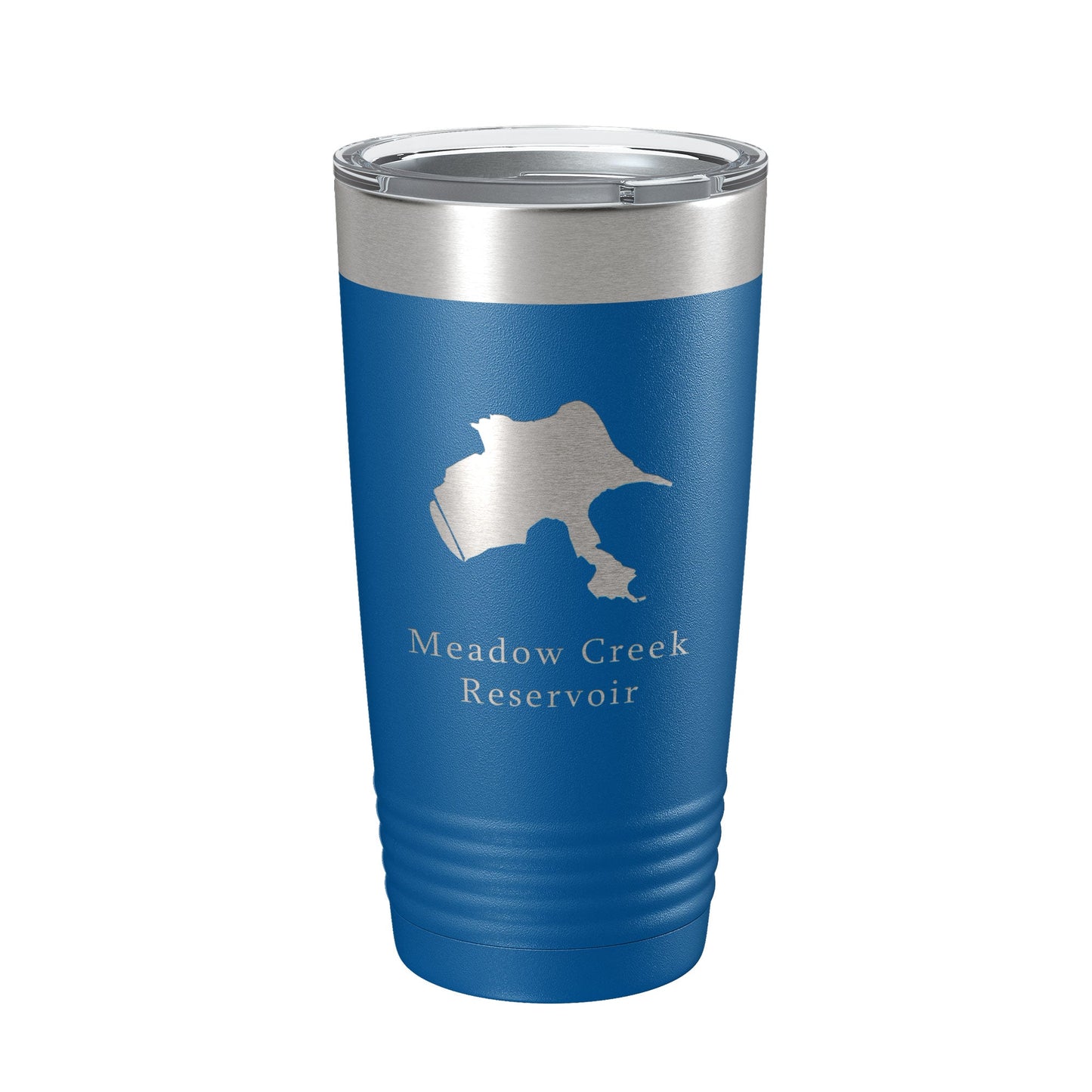Meadow Creek Reservoir Tumbler Lake Map Travel Mug Insulated Laser Engraved Coffee Cup Colorado 20 oz-6