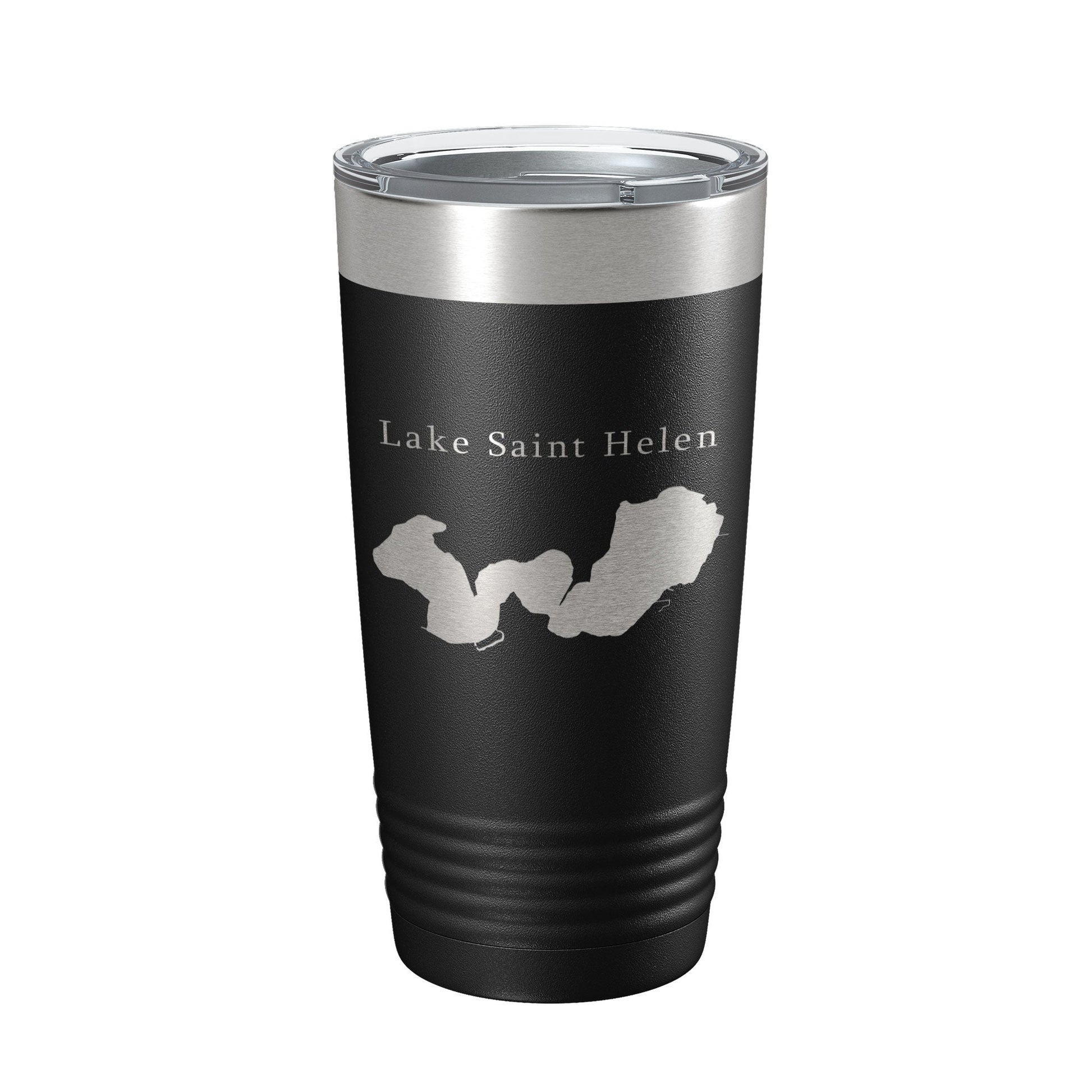 Lake Saint Helen Map Tumbler Travel Mug Insulated Laser Engraved Coffee Cup Michigan 20 oz-5