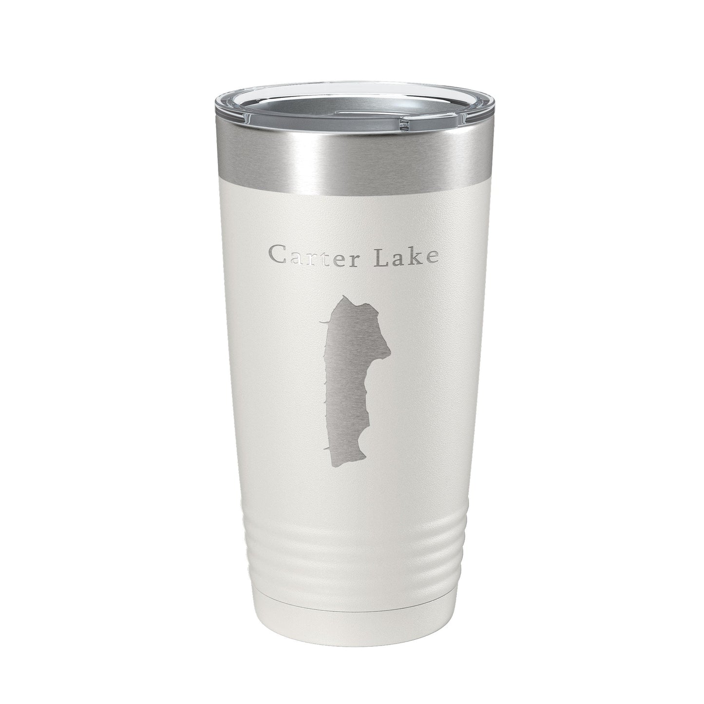 Carter Lake Map Tumbler Travel Mug Insulated Laser Engraved Coffee Cup Colorado 20 oz-7