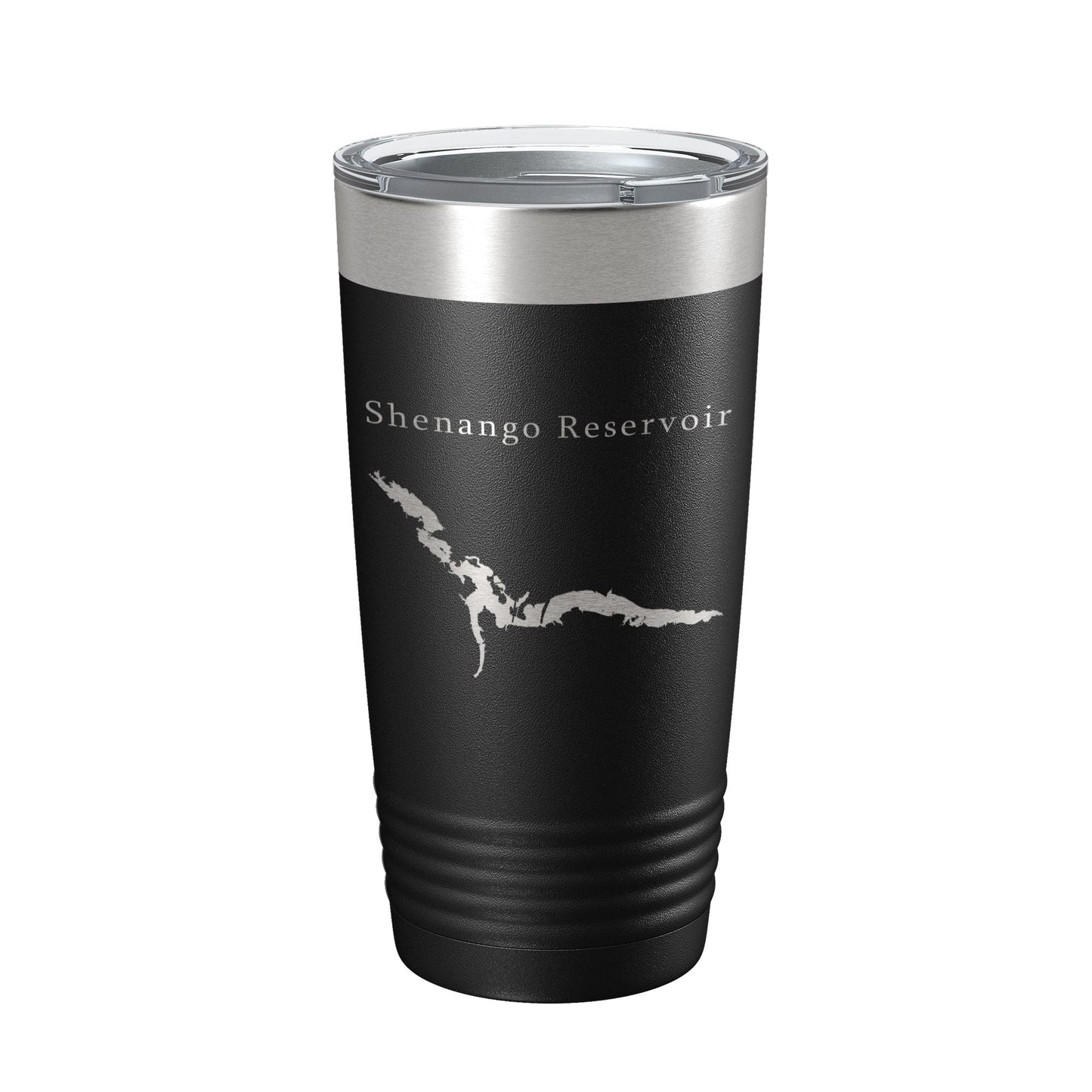 Shenango Reservoir Tumbler Lake Map Travel Mug Insulated Laser Engraved Coffee Cup Pennsylvania 20 oz-5