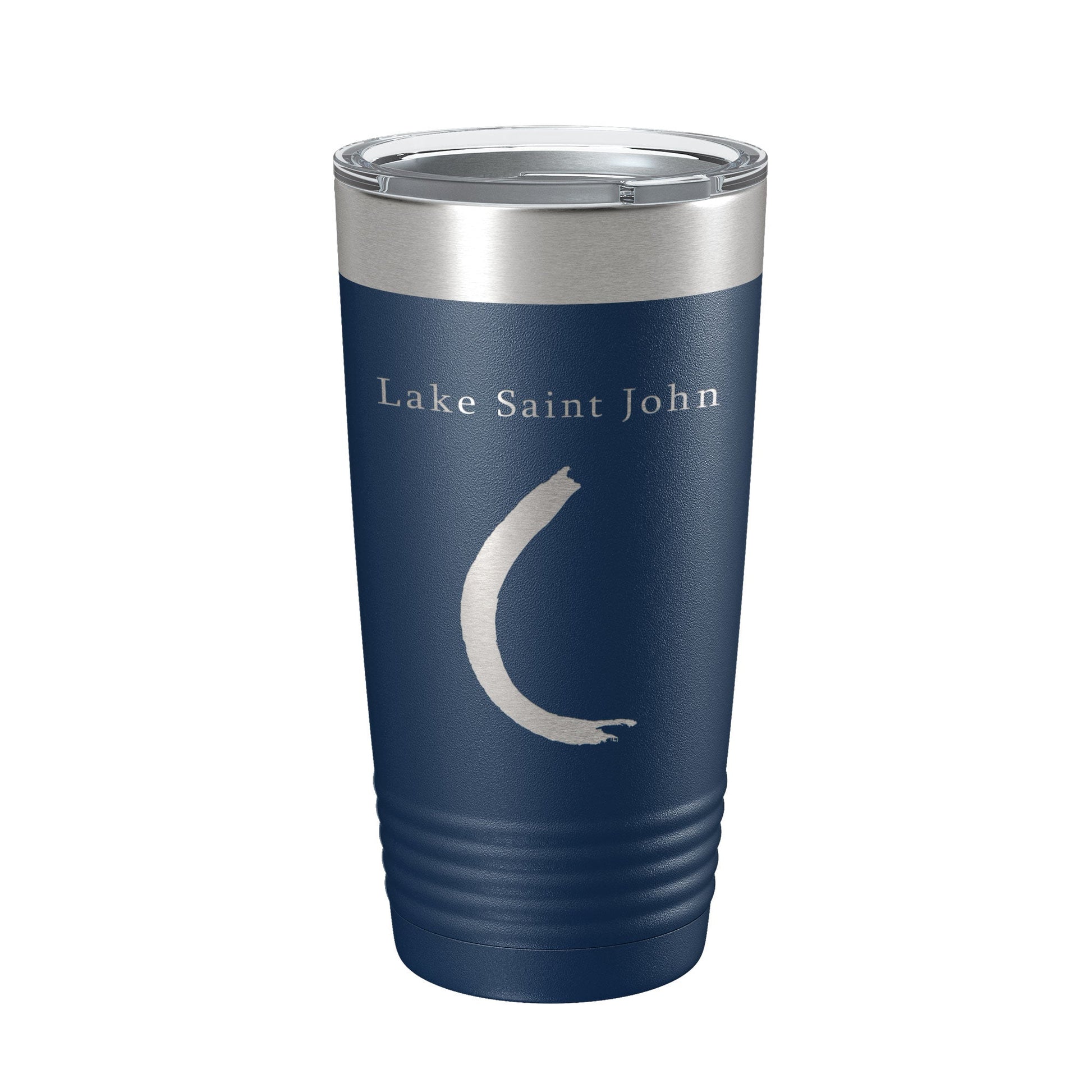 Lake Saint John Map Tumbler Travel Mug Insulated Laser Engraved Coffee Cup Louisiana Mississippi River 20 oz-2