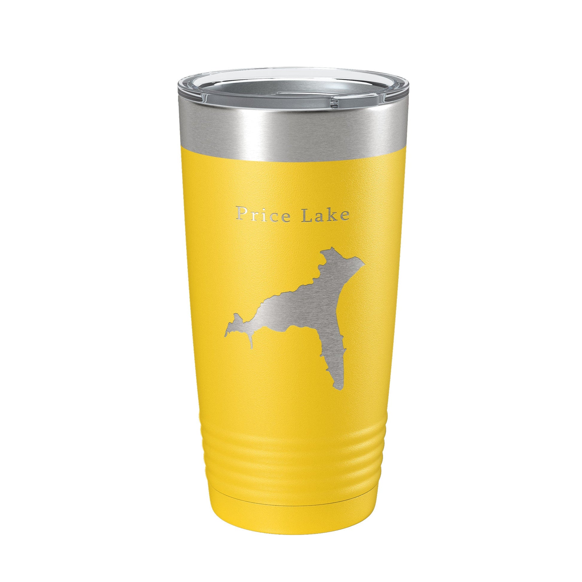 Price Lake Map Tumbler Travel Mug Insulated Laser Engraved Coffee Cup North Carolina 20 oz-4