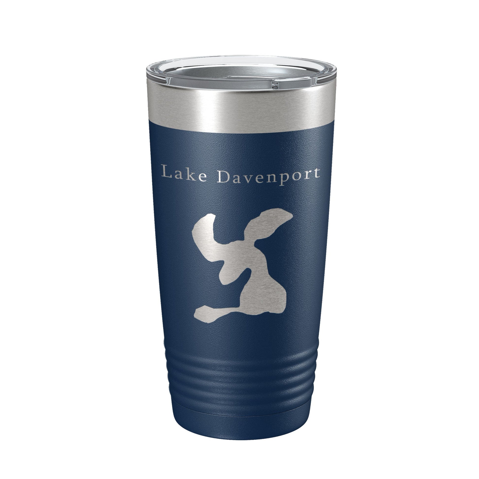 Lake Davenport Map Tumbler Travel Mug Insulated Laser Engraved Coffee Cup Florida 20 oz-2