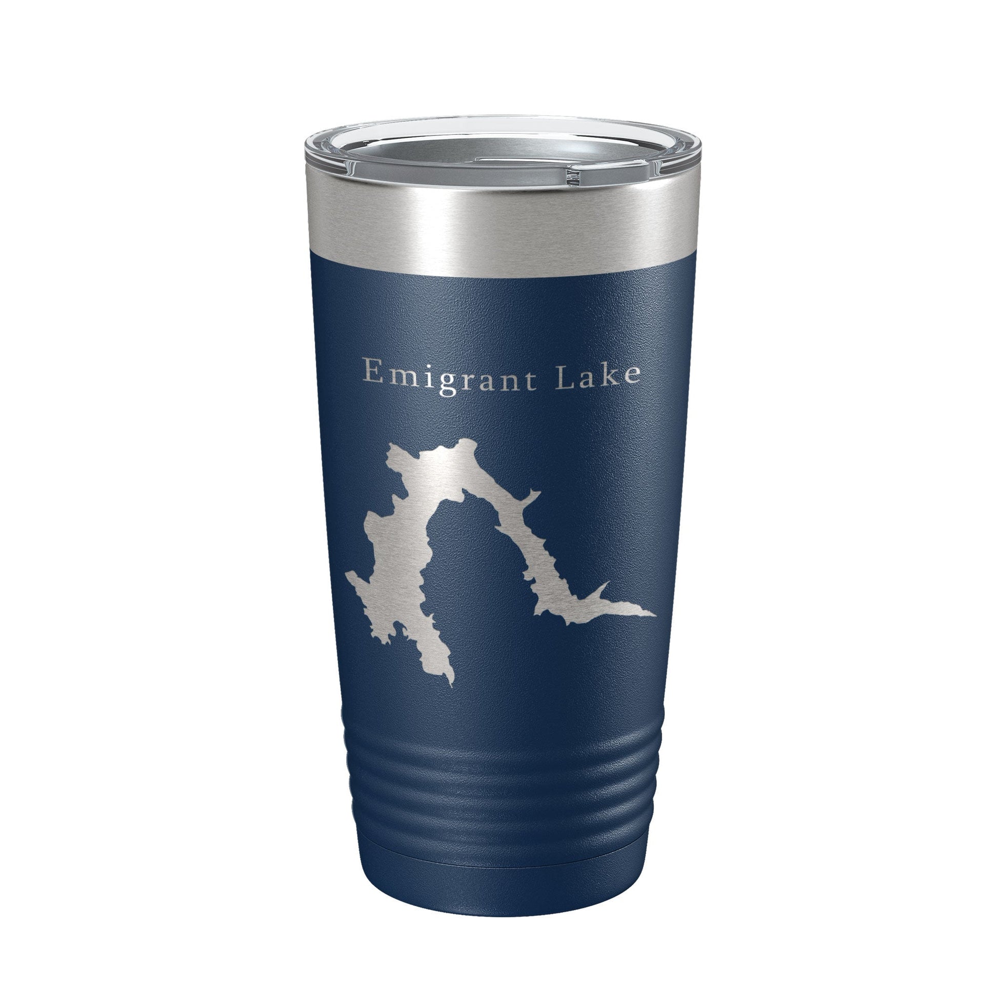 Emigrant Lake Map Tumbler Travel Mug Insulated Laser Engraved Coffee Cup Oregon 20 oz-2
