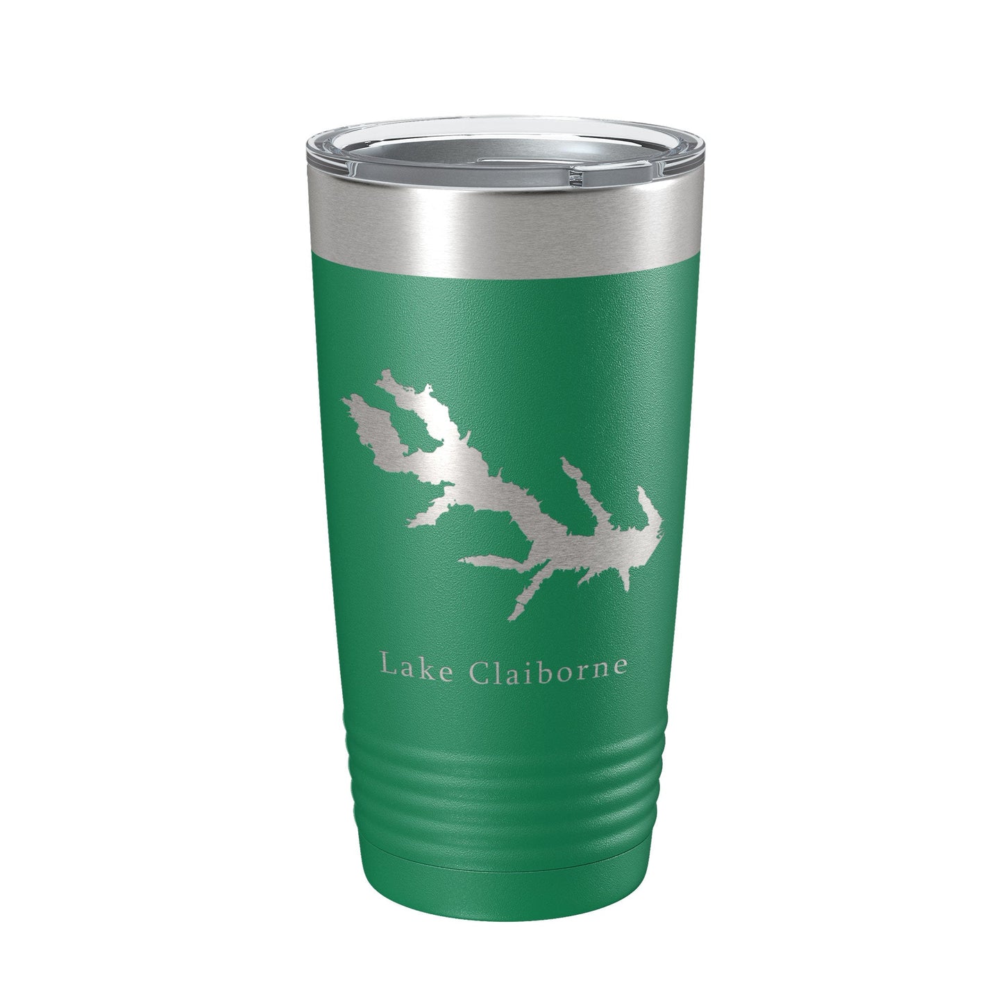 Lake Claiborne Map Tumbler Travel Mug Insulated Laser Engraved Coffee Cup Louisiana 20 oz-9