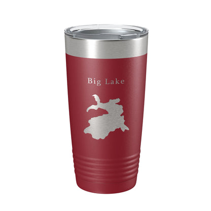 Big Lake Map Tumbler Travel Mug Insulated Laser Engraved Coffee Cup Arizona 20 oz-18