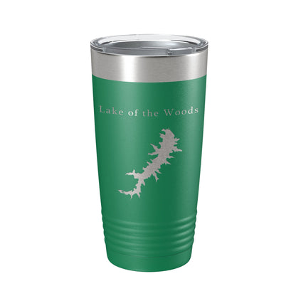 Lake of the Woods Map Tumbler Travel Mug Insulated Laser Engraved Coffee Cup Virginia 20 oz-9