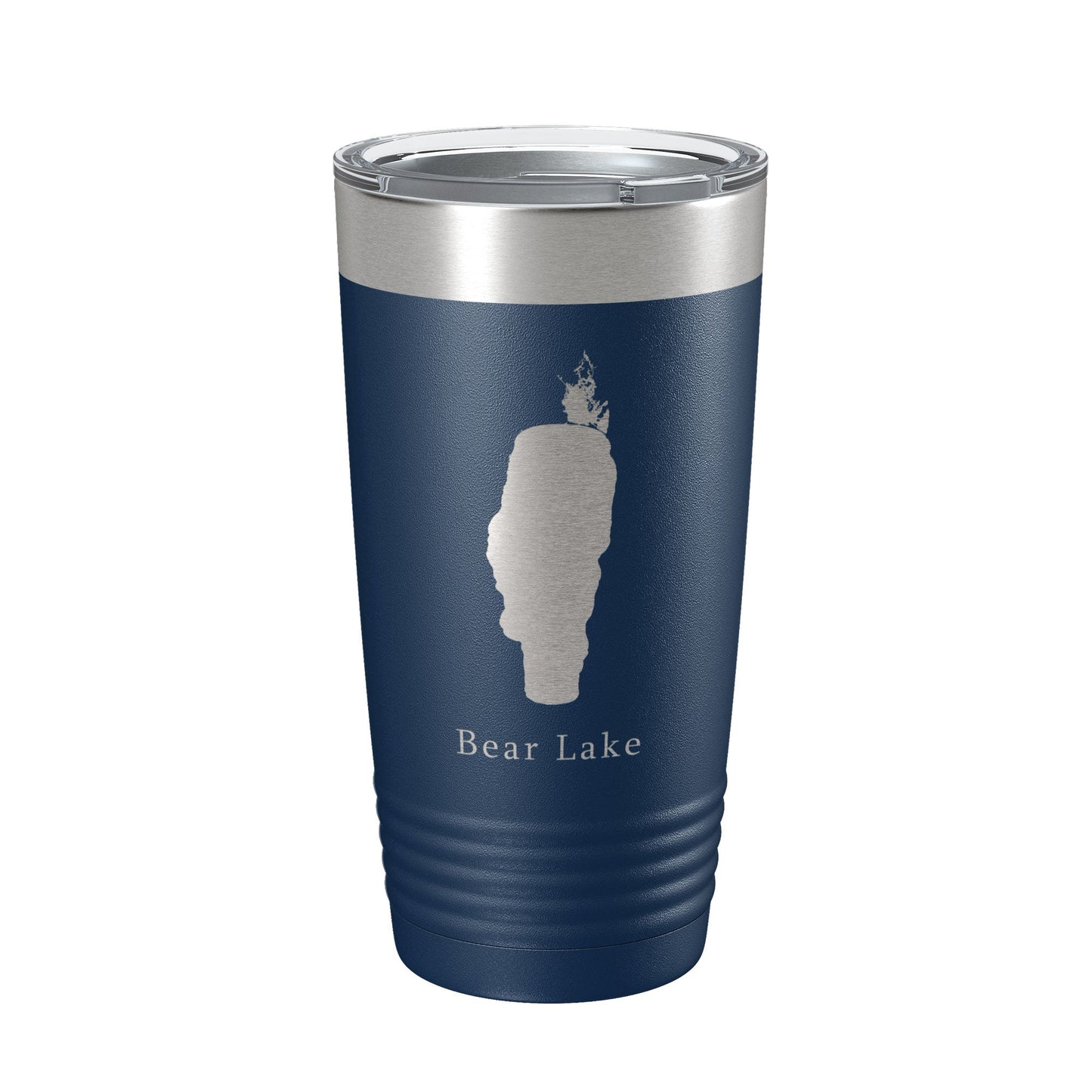 Bear & Mud Lakes Map Tumbler Travel Mug Insulated Laser Engraved Coffee Cup Idaho 20 oz-8