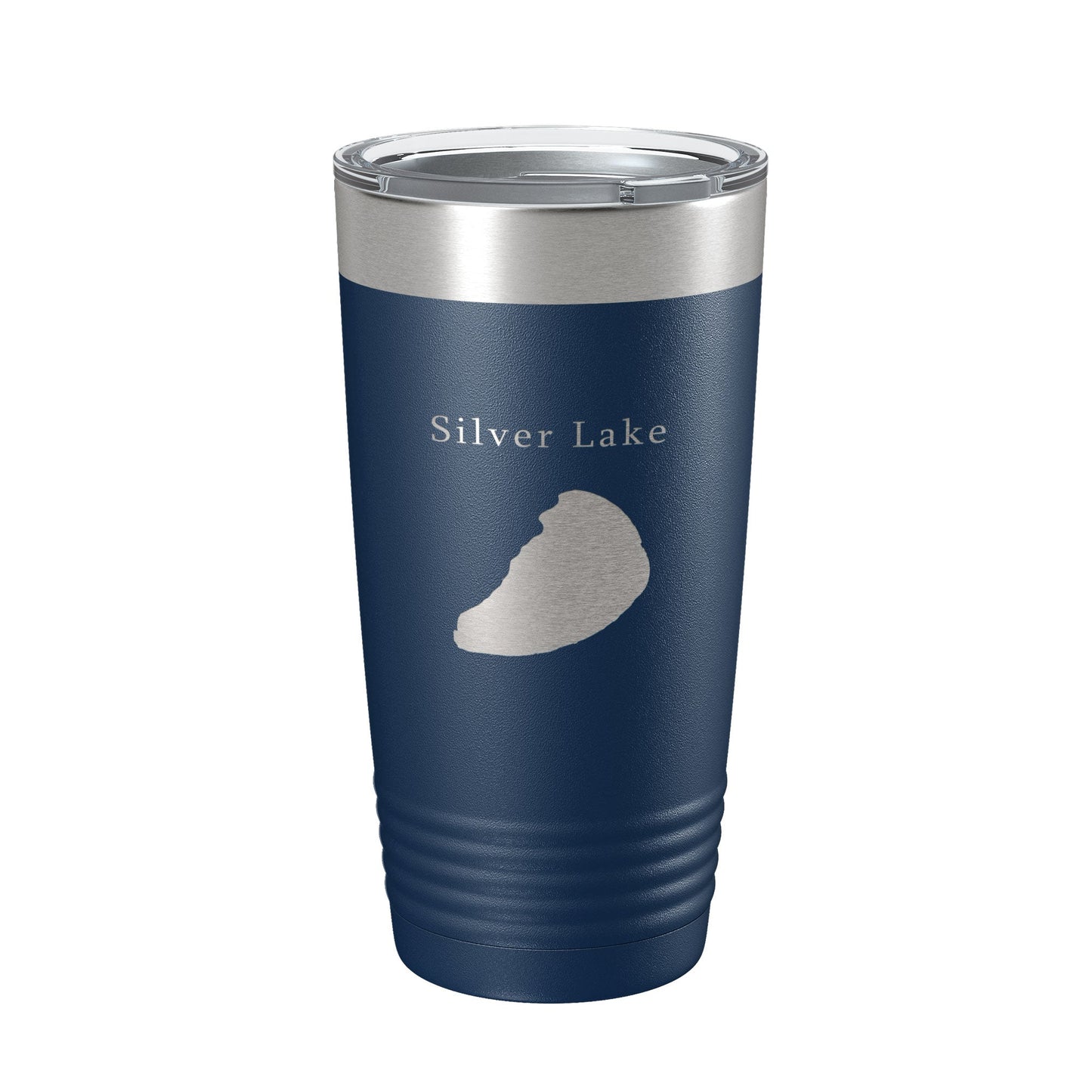 Silver Lake Map Tumbler Travel Mug Insulated Laser Engraved Coffee Cup Michigan 20 oz-8