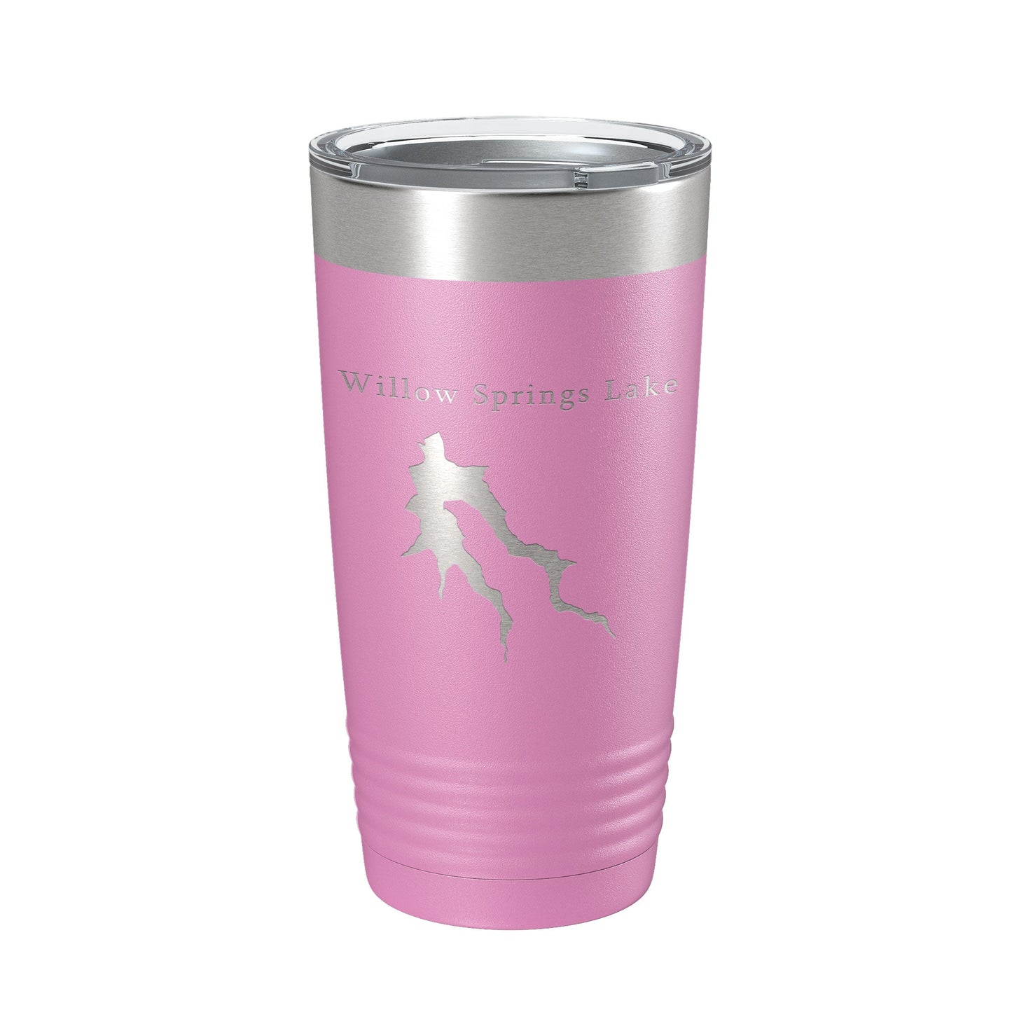 Willow Springs Lake Map Tumbler Travel Mug Insulated Laser Engraved Coffee Cup Arizona 20 oz-14