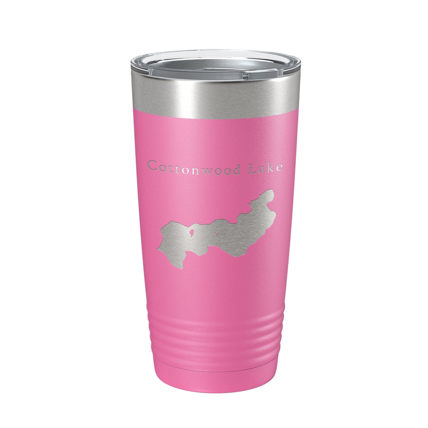 Cottonwood Lake Map Tumbler Travel Mug Insulated Laser Engraved Coffee Cup Alaska 20 oz-11