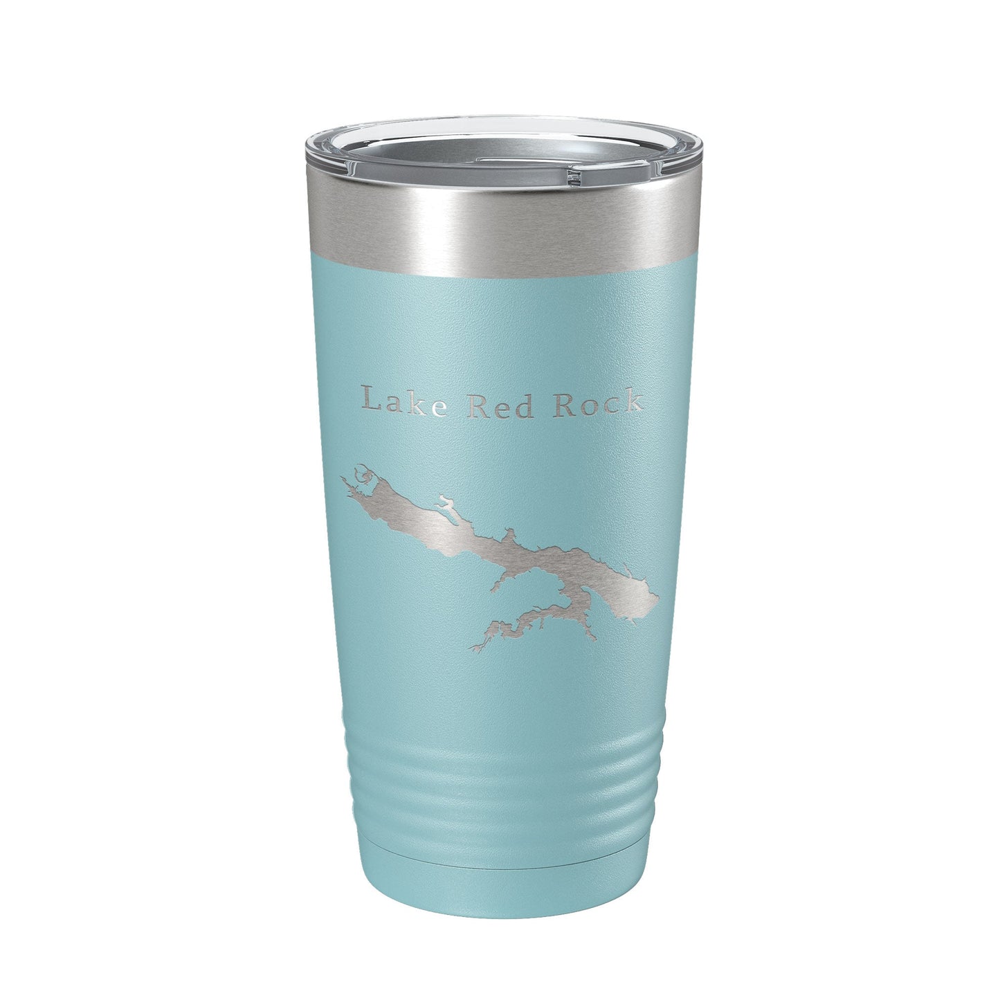 Lake Red Rock Map Tumbler Travel Mug Insulated Laser Engraved Coffee Cup Iowa 20 oz-13