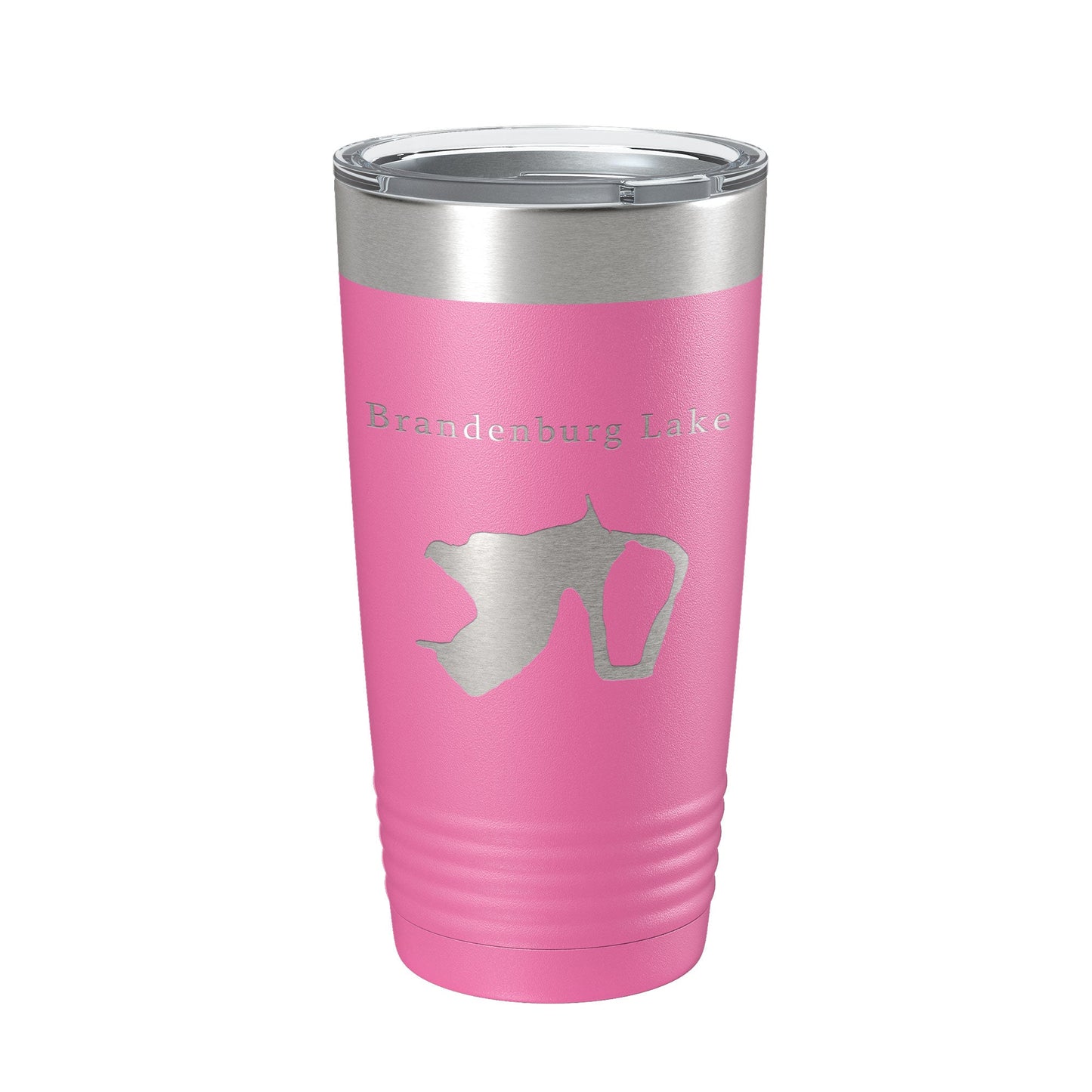 Brandenburg Lake Map Tumbler Travel Mug Insulated Laser Engraved Coffee Cup Illinois 20 oz-11