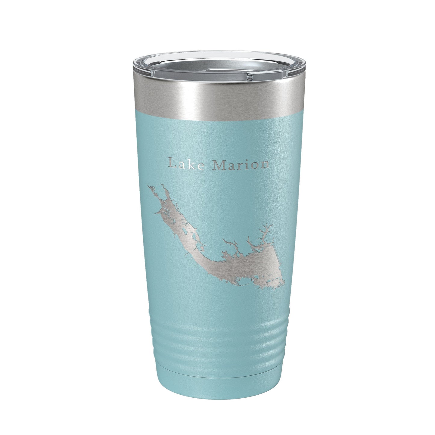 Lake Marion Map Tumbler Travel Mug Insulated Laser Engraved Coffee Cup South Carolina 20 oz-13