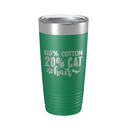 Cat Hair Joke Tumbler Funny Cat Lover Gift Travel Mug Insulated Laser Engraved Coffee Cup 20 oz-9
