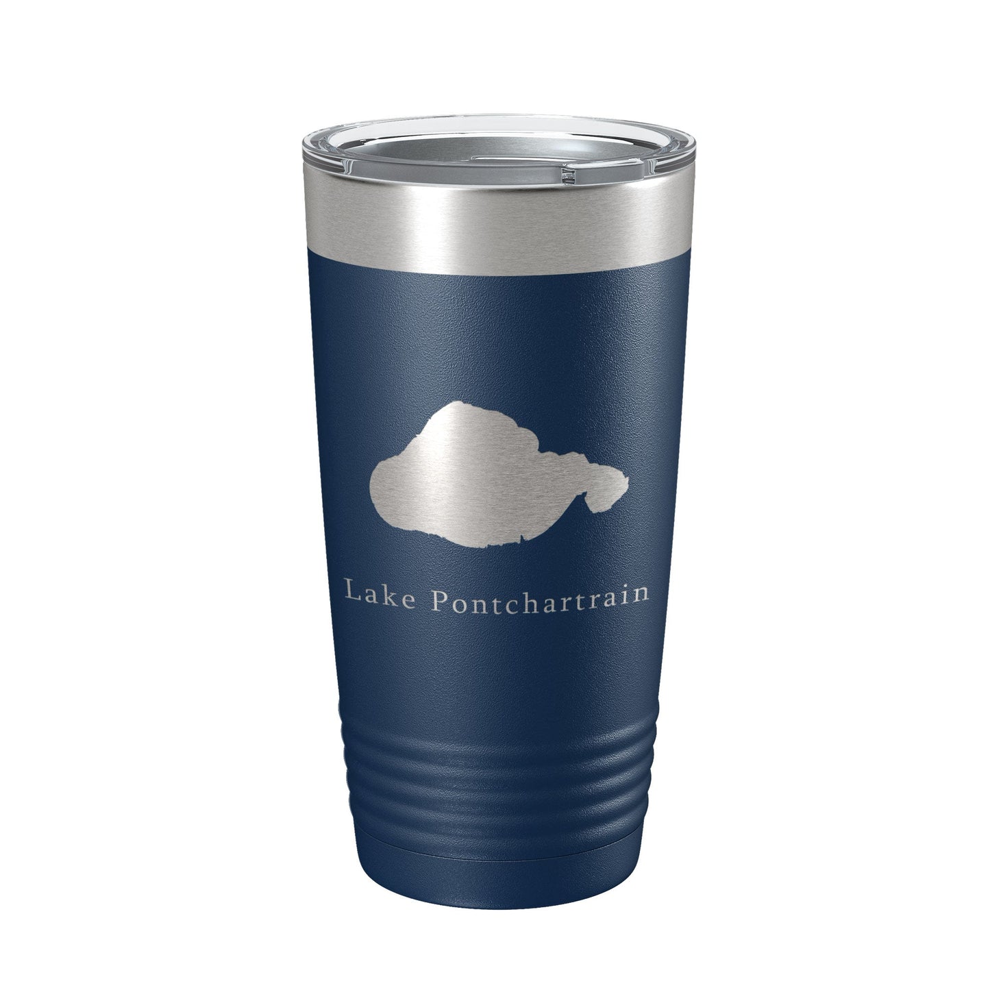 Lake Pontchartrain Map Tumbler Travel Mug Insulated Laser Engraved Coffee Cup New Orleans, Louisiana 20 oz-8