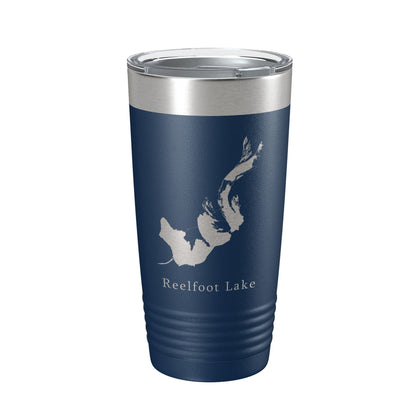 Reelfoot Lake Map Tumbler Travel Mug Insulated Laser Engraved Coffee Cup Tennessee Kentucky 20 oz-8