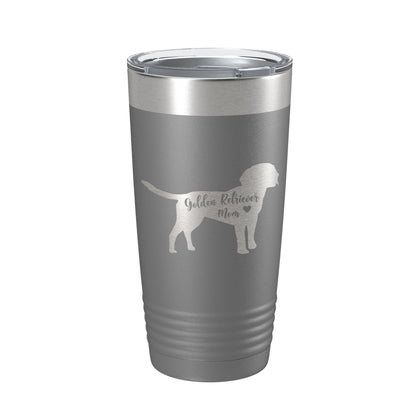 Golden Retriever Mom Tumbler Dog Travel Mug Gift Insulated Laser Engraved Coffee Cup 20 oz-16