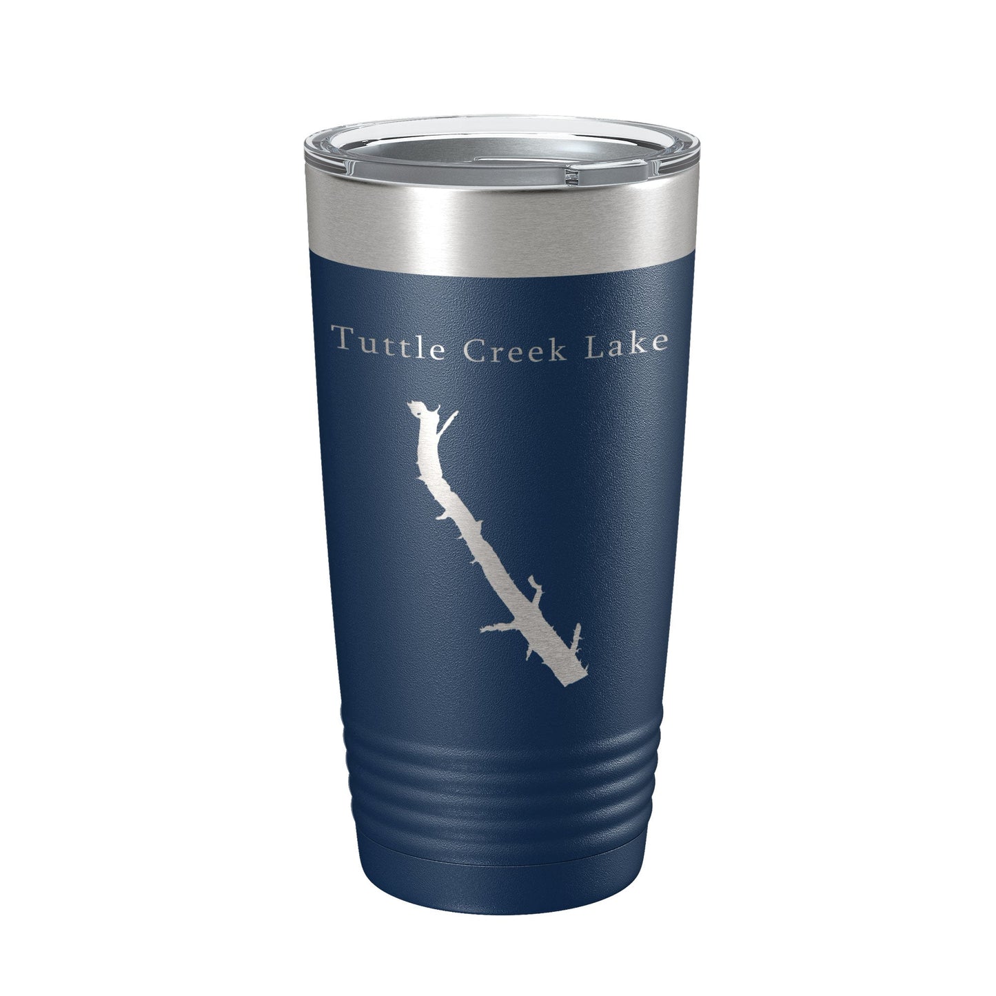 Tuttle Creek Lake Map Tumbler Travel Mug Insulated Laser Engraved Coffee Cup Kansas 20 oz-8