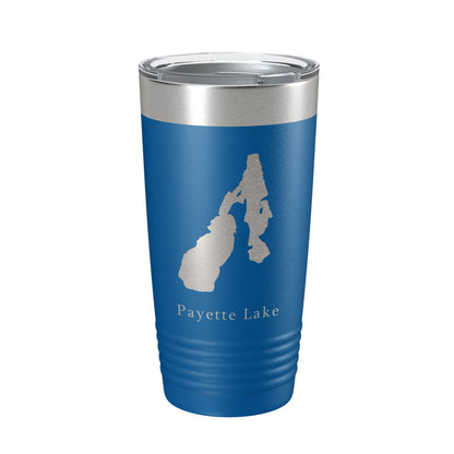 Payette Lake Map Tumbler Travel Mug Insulated Laser Engraved Coffee Cup Idaho 20 oz-6