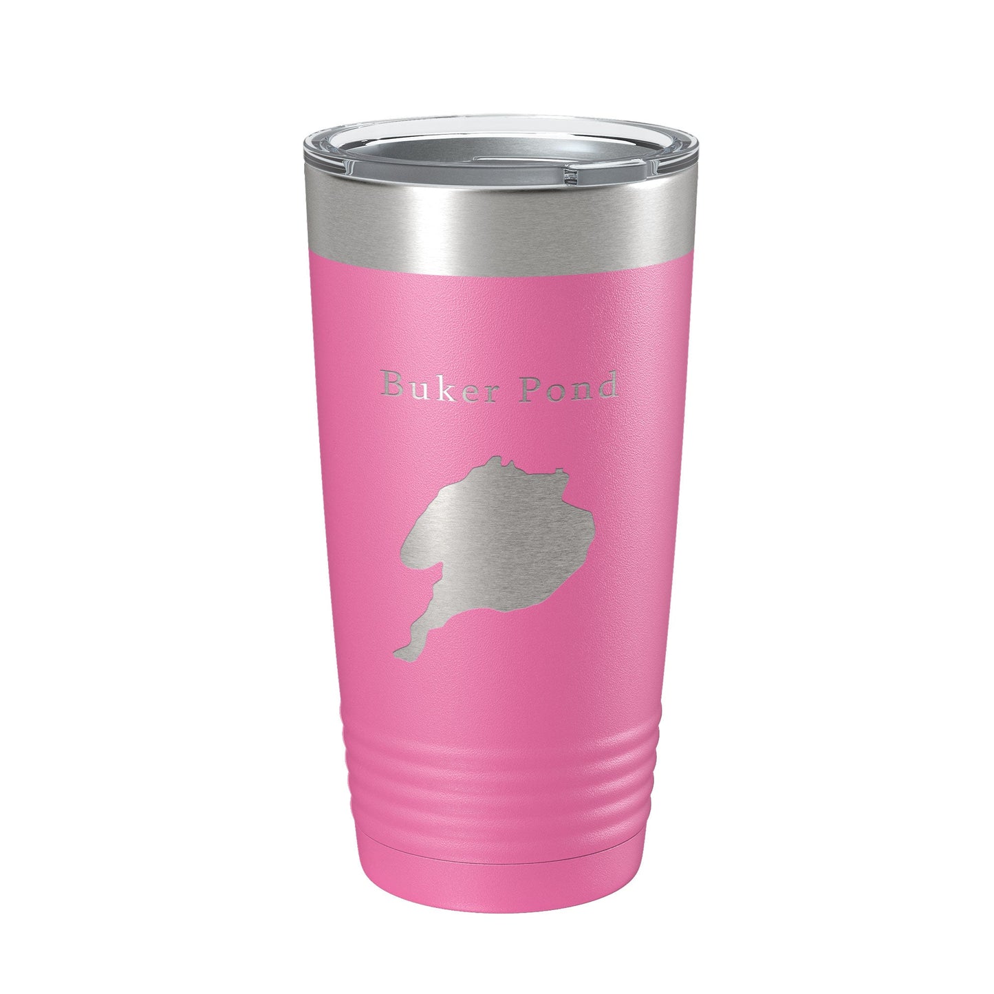 Buker Pond Tumbler Lake Map Travel Mug Insulated Laser Engraved Coffee Cup Maine 20 oz-11