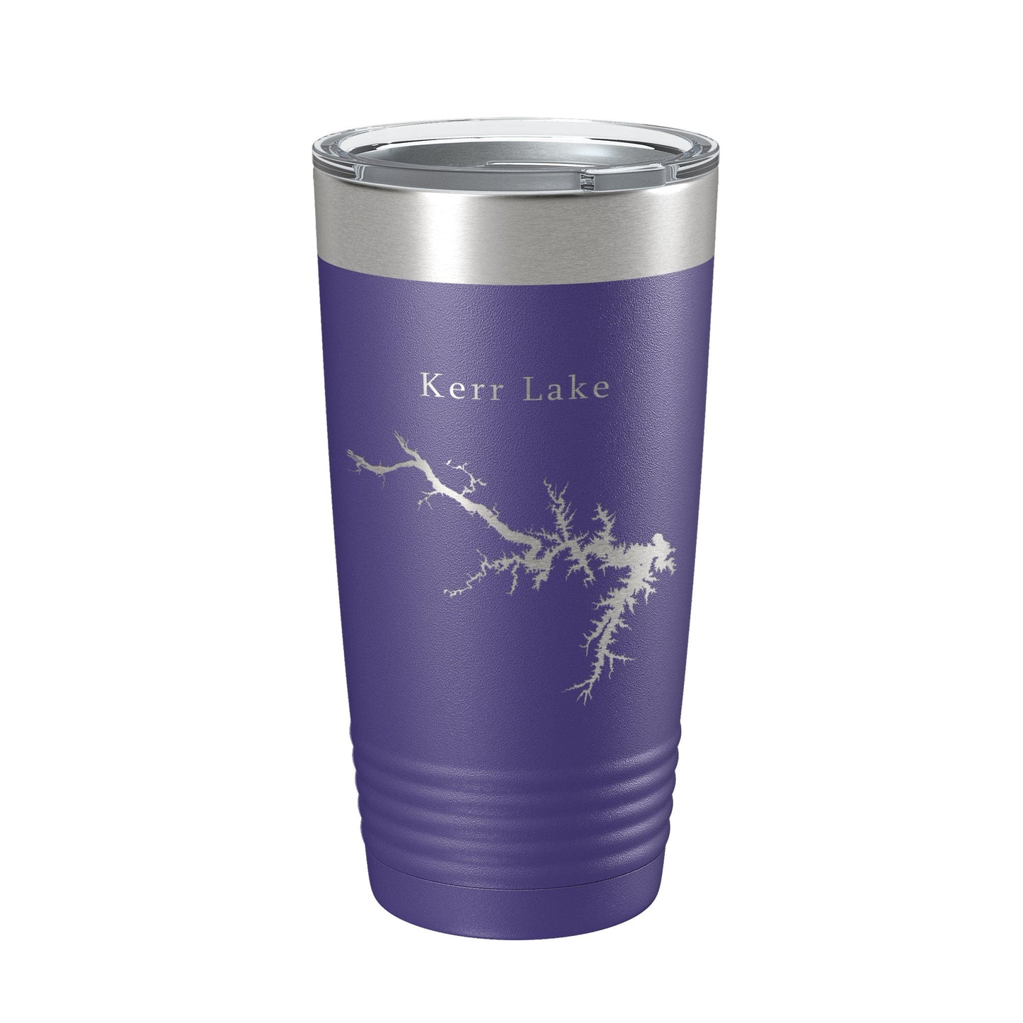 Kerr Lake Reservoir Buggs Island Tumbler Lake Map Travel Mug Insulated Coffee Cup Roanoke River North Carolina Virginia 20oz-15