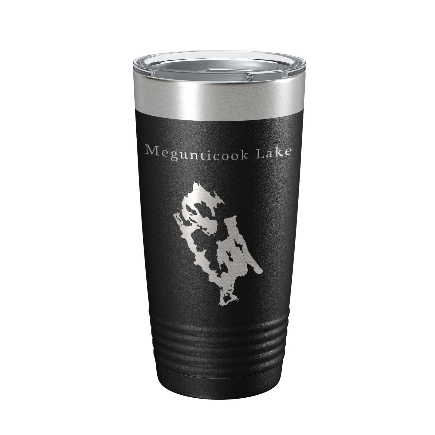 Megunticook Lake Map Tumbler Travel Mug Insulated Laser Engraved Coffee Cup Maine 20 oz-5
